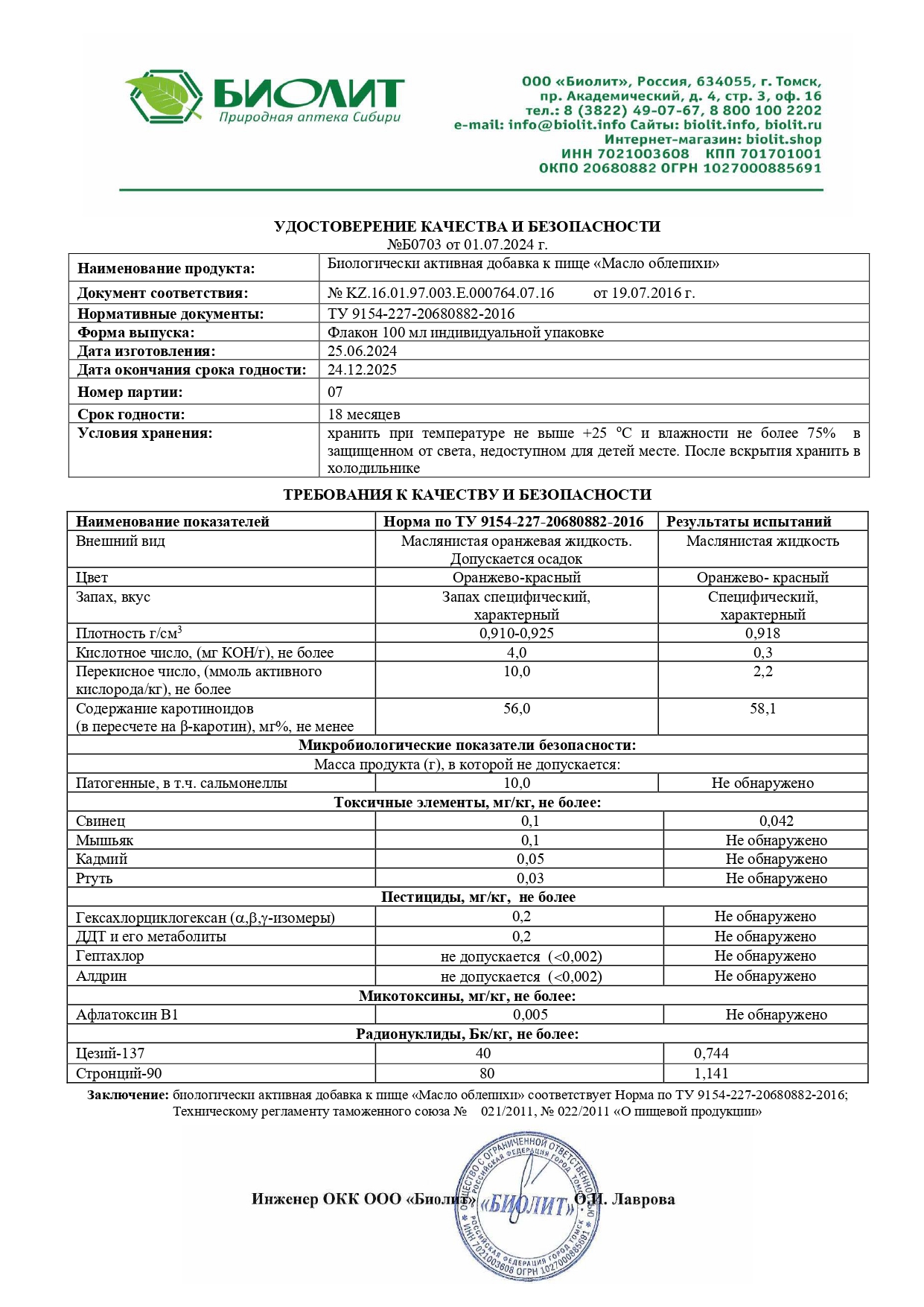 Паспорт №062024